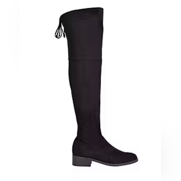 UNISA women's MAYZII over the knee boots (black fabric upper) - Picture 2 of 12